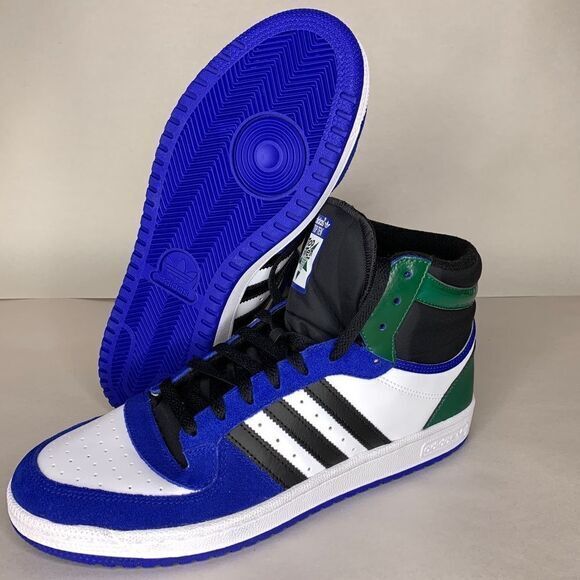 ADIDAS Top Ten RB Lucid Blue / Core Black / Dark Green Men\'s‎ Size 11.5 FZ6199 main image 4